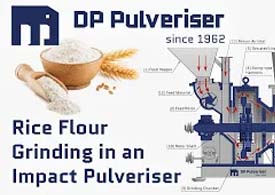 Rice Flour Grinding in DP Impact Pulveriser