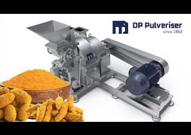 Turmeric/Curcumin Powder Grinding in a DP IP-32 Impact Pulveriser