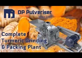 Turmeric/Curcumin Powder Grinding in a DP IP-32 Impact Pulveriser